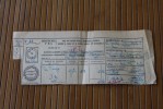 1945 CONGE TITRE DE TRANSPORT D'ALCOOL VIN RAISIN FRUIT A CIDRE /POIRES HYDROMEL/2 FUTS 513L  >APT A VIENS 84 :HEURE - Sonstige & Ohne Zuordnung