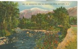 USA – United States – Mt. Washington From The Ammonoosuc River, White Mts. NH, Unused Linen Postcard [P6068] - White Mountains