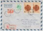 Poland Registered Air Mail Cover Sent To USA 9-12-1974 - Vliegtuigen