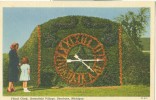 USA – United States – Floral Clock, Greenfield Village, Dearborn, Michigan, Unused Postcard [P6096] - Dearborn