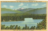 USA – United States – Mt. Washington Snowcapped From Lake Winnipesaukee, New Hampshire, Unused Linen Postcard [P6120] - Other & Unclassified