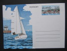5934  Entier Postal Aland Aaland Course Voilier Petite Régatte Port Bord De Mer Baltique Drapeau Flag - Autres & Non Classés
