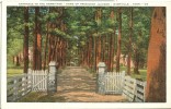 USA – United States – Entrance To The Hermitage, Home Of President Jackson, Nashville, Tennessee, 1920s Postcard[P6140] - Nashville