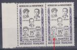 FRANCE VARIETE  N° YVERT  1198 HEROS DE LA RESISTANCE NEUFS LUXES - Unused Stamps