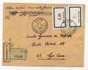 FRANCE - FICTIFS F147 & F154/ VALEUR DECLAREE,  COURS D´INSTRUCTION DIJON LE 15/10/65 - TB - Finti