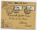 FRANCE - FICTIFS F134 (2) / VALEUR DECLAREE,  COURS D´INSTRUCTION ORLEANS LE 4/1/52 - TB - Fictifs