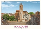 CPM TOULOUSE (31) Cathédrale Saint Etienne / Animée, Voitures / édit Apa Poux Albi - Toulouse