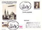 ROMANIA 1999 POSTCARD STATIONERY, Zeppelins  LZ-27 Obliteration Sibiu. - Zeppeline