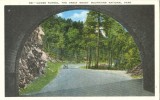 USA – United States – Lower Tunnel, The Great Smoky Mountains National Park, 1920s-1930s Unused Postcard [P6155] - USA Nationalparks