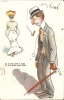 1er AVRIL - Carte Humoristique "Tu As Beau Faire Le Malin, Tu N'es Qu'un Vieux Crétin" ( Carte Bon état) - Ante 1900
