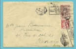 339+379 Op Brief Met Stempel BRUXELLES - 1932 Ceres Und Mercure