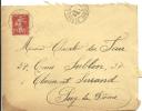 CARTA CREUSE 1908 - Lettres & Documents