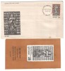 India 1975 FDC + Info.,  With Stamps, World Hindi Conference., Sculpture, Deity Of Language, Mythology, - Cartas & Documentos