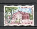 POLYNESIE  Hotel Des Poste De Papeete 16f Brun Carmin Vert Bleu  1960 N°14 - Usati