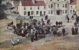 Ireland- Very Rare!!-Postcard 1907-Clifden Market-Connemara - Galway