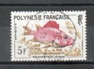 POLYNESIE Poissons 5f Polychrome 1962 N°18 - Usados