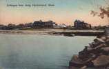 USA-Postcard Handcolorit-Cottages From Jetty,Harwichport,Mass. - Cape Cod