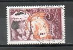 POLYNESIE Danseuse Tahissienne 3f Polychrome 1964 N°28 - Gebruikt