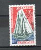 POLYNESIE Bateaux (Goélette) 19f Rouge Outremer Vert Lilas Foncé  1966 N°40 - Usados