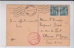 MONACO - 1933 - YVERT N° 76X2 Sur CARTE POSTALE Pour VILLENEUVE SAINT GEORGES - Marcofilie