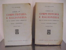 COMPUTISTERIA    RAGIONERIA  E  ELEMENTI - Old Books