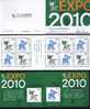 2007 CHINA SB-33 EMBLEM&MASCOT OF EXPO SHANGHAI BOOKLET - Unused Stamps