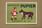 Thème - Pub - Chocolat Pupier - Batonnets Au Lait - Publicidad