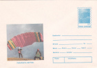 Kestrel Paraglider Type 1994 Cover Stationery Entier Postal Unused Romania. - Parachutisme