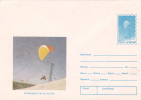 Alouette Paraglider Type 1994 Cover Stationery Entier Postal Unused Romania. - Fallschirmspringen