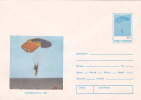 RL 12/2 Parachutisme Type 1994 Cover Stationery Entier Postal Unused Romania. - Fallschirmspringen