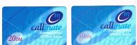 GERMANIA (GERMANY) - CALLMATE (REMOTE) -  LOT OF 2 DIFFERENT       -  UNUSED - RIF. 5884 - [2] Prepaid