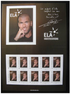 TB BF De 10 Timbres Adhésifs, Association "ELA" Avec Photo De Zidane. Neuf XX. - Neufs