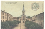 69 // PONTCHARRA SUR TURDINE   La Place, Eglise, Mairie   N° 136 / Colorisée - Pontcharra-sur-Turdine