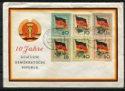 Germany 1959 Cover First Day Cancel 10 Years Anniv. - Brieven En Documenten