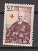 L5814 - FINLANDE FINLAND Yv N°198 * CROIX ROUGE - Nuevos