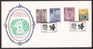 Austria 1985 FIATA 60 Jahre Weltkongress Mult Franked Card - Lettres & Documents