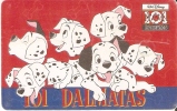 TARJETA DE ARGENTINA DE DISNEY DE LOS 101 DALMATAS - Argentina