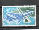 POLYNESIE P Aérienne  DC 10 20f Bleu Turquoise Vert Foncé Bleu 1973n°74 - Used Stamps