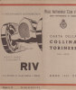 C0475 -  Reale Automobile Club D'It. - CARTA DELLA COLLINA TORINESE 1937/FIAT 500/PANORAMA ALPI Di Biscaretti - Carte Topografiche