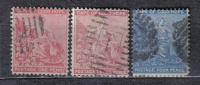 AP933 - CAPE OF GOOD HOPE , 3 Valori Fil CC (yvert N. 20B/20D) - Cabo De Buena Esperanza (1853-1904)