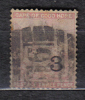 AP939 - CAPE OF GOOD HOPE , 3 On 3 Pence Fil CC (yvert N. 25) - Cape Of Good Hope (1853-1904)