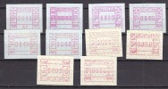 T3535 - SUISSE LOT DE TIMBRES DISTRIBUTEURS ** - Francobolli Da Distributore