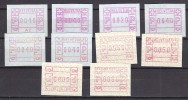 T3535 - SUISSE LOT DE TIMBRES DISTRIBUTEURS ** - Automatic Stamps