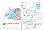 Russie: Entier Postal Circulé - Accidents & Sécurité Routière