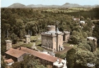 63  PONTGIBAUD VUE AERIENNE LE CHATEAU BON ETAT VOIR SCAN - Aubiere