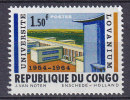 Democratic Republic Of Congo 1964 Mi. 156     1.50 Fr Lovanium-Universität, Leopoldville MNH** - Ungebraucht