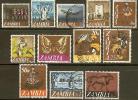 ZAMBIA 1968 Used Stamp(s) Definitives 39-50  (not Complete) - Zambia (1965-...)