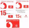 GERMANIA (GERMANY) - VODAFONE  (RECHARGE) - CALL NOW :  LOT OF 5 DIFFERENT      - USED ° - RIF. 5849 - [2] Móviles Tarjetas Prepagadas & Recargos