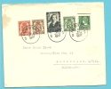 340+419+424+425+456 (surtaxe/toeslagzegel) Op Brief Met Stempel ANTWERPEN 2 - 1932 Ceres Y Mercurio