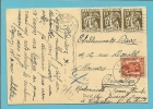 337+419 Op Kaart Met Stempel LIEGE 3 - 1932 Ceres And Mercurius